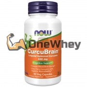 CurcuBrain™ (60 шт по 400 мг), NOW Foods