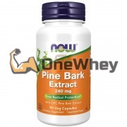 Pine Bark Extract [90% OPC] (90 шт по 240 мг), NOW Foods