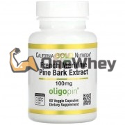 French Maritime Pine Bark Extract [Oligopin®] (60 шт по 100 мг), California Gold Nutrition