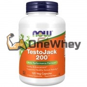 TestoJack 200™ (120 шт), NOW Foods
