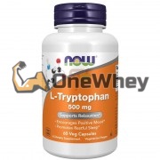 L-Tryptophan (60 шт по 500 мг), NOW Foods
