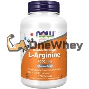 L-Arginine [Double Strength] (120 шт), NOW Foods