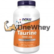 Taurine [Double Strength] (250 шт по 1000 мг), NOW Foods