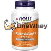L-Phenylalanine (120 шт по 500 мг), NOW Foods