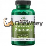 Guarana [Full Spectrum] (100 шт по 500 мг), Swanson