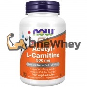 Acetyl L-Carnitine (500 мг x 100 капс), NOW Foods