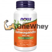 Ashwagandha [Ашваганда] (450 мг x 90 капс), NOW Foods