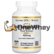 Ashwagandha [Ашваганда] (450 мг x 180 капс), California Gold Nutrition