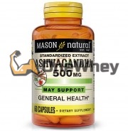 Ashwagandha [Ашваганда] (500 мг x 60 капс), Mason Natural