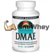 DMAE [Диметиламиноэтанол] (351 мг x 200 капс), Source Naturals