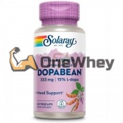 Dopabean™ [Допа Мукуна] (330 мг x 60 капс), Solaray