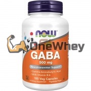 GABA [ГАБА] (500 мг x 100 капс), NOW Foods