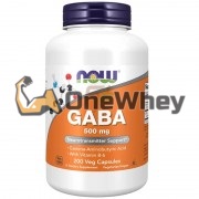 GABA [ГАБА] (500 мг x 200 капс), NOW Foods