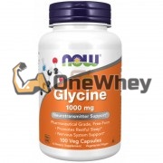 Glycine [Глицин] (1000 мг x 100 капс), NOW Foods