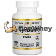 L-Tyrosine [Тирозин] (500 мг x 60 капс), California Gold Nutrition