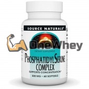 Phosphatidyl [PS100] (500 мг x 60 капс), Source Naturals