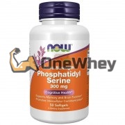 Phosphatidyl [PS100] (300 мг x 50 капс), NOW Foods