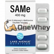 SAMe [Адеметионин] (400 мг x 60 табл), Lake Avenue Nutrition